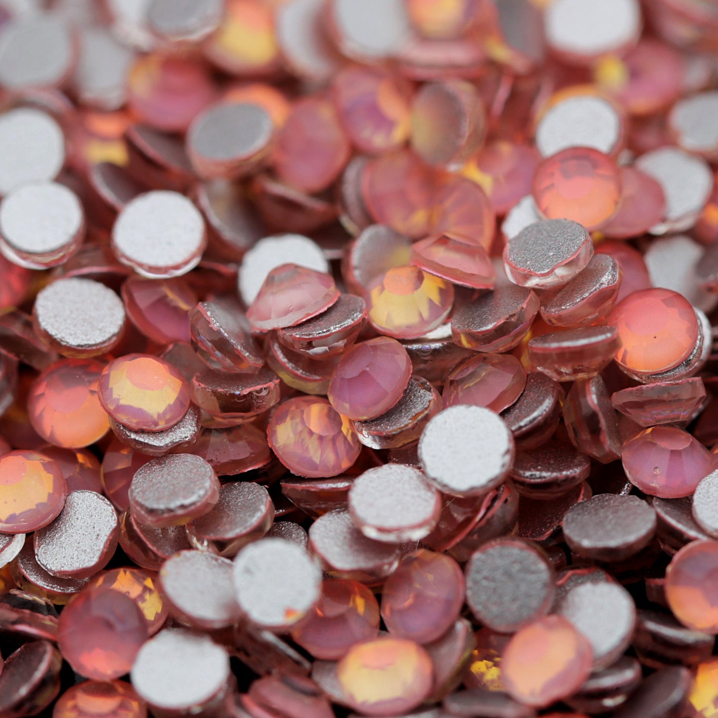 nail art rhinestone flamingo shine color