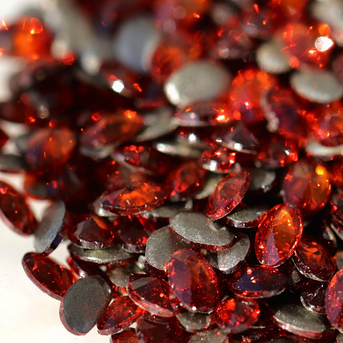 zircon oval shape nail art decoration copper