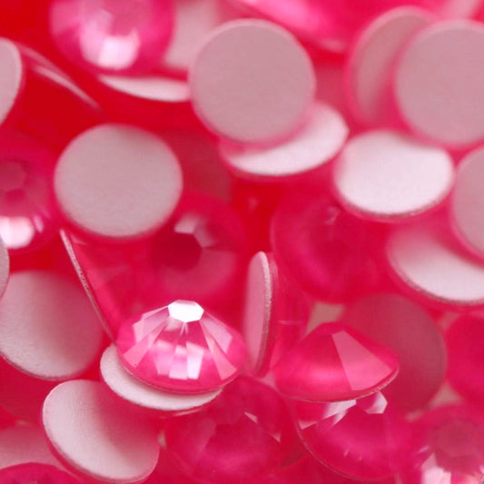 Swarovski Flatback Crystal Rhinestone Electric Pink Ignite