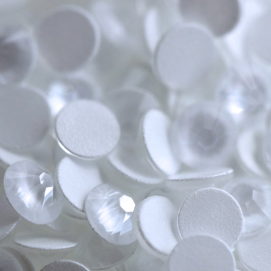 Swarovski Flatback Crystal Rhinestone Electric White Ignite