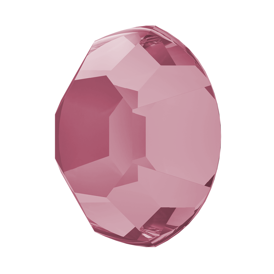Swarovski 2000 Flatback Crystal Rhinestone Light Rose