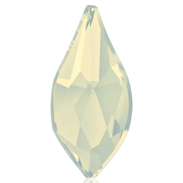 Swarovski 2205 Flame Flatback Rhinestones 7.5mm White Opal