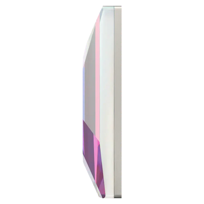 swaroski flatback crystal in baguette shape crystal AB color and 2555 cut