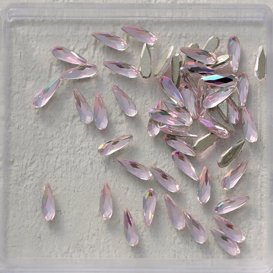 K9 crystal made flatback nail art rhinestone luminous light rose