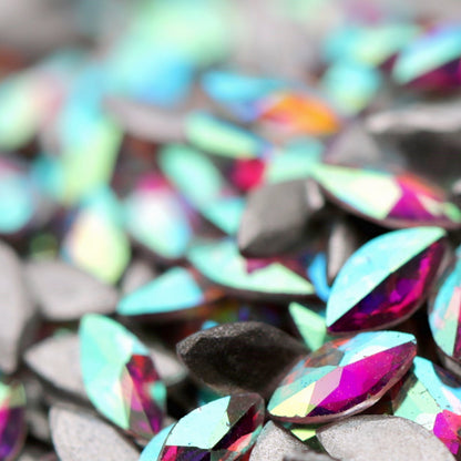 zircon maquise shape nail art decoration crystal ab