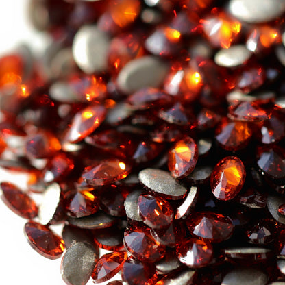 zircon oval shape nail art decoration copper