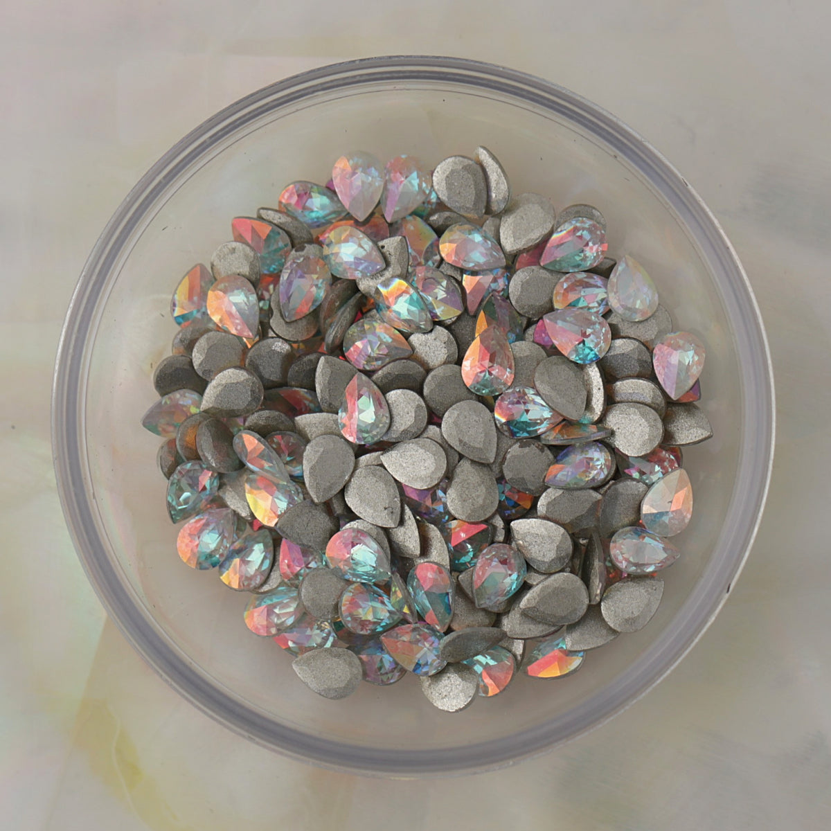 flatback zircon nail art decoration drop crystal ab