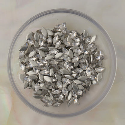 flatback zircon nail art decoration marquise crystal