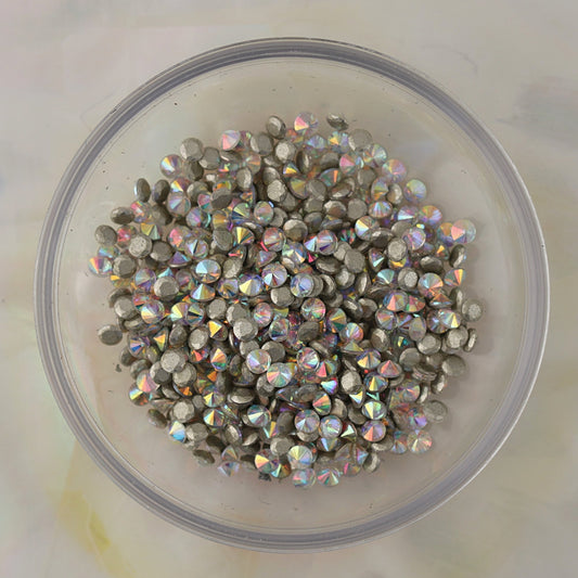 flatback zircon nail art decoration round crystal ab