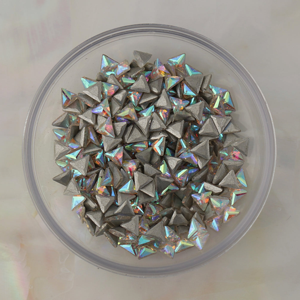 flatback zircon nail art decoration triange crystal ab