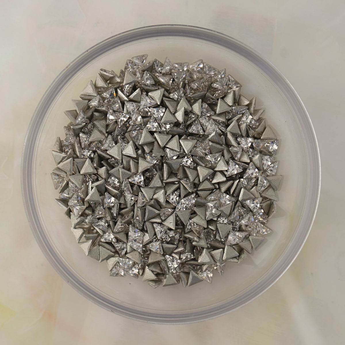 flatback zircon nail art decoration triangle crystal