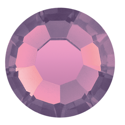 Preciosa Flatback Crystal Rhinestone Amethyst Opal