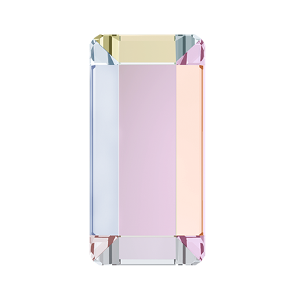 Preciosa Baguette MAXIMA Flatback Rhinestones 2555 Crystal AB