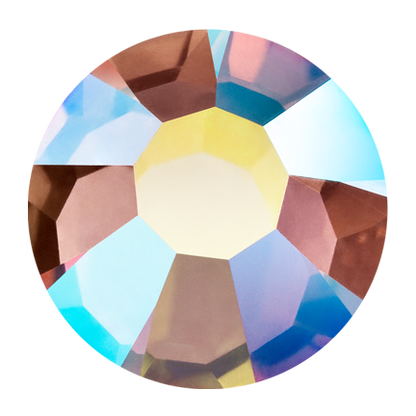 Preciosa Flatback Crystal Rhinestone Dusty Rose AB