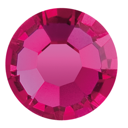 Preciosa Flatback Crystal Rhinestone Fuchsia