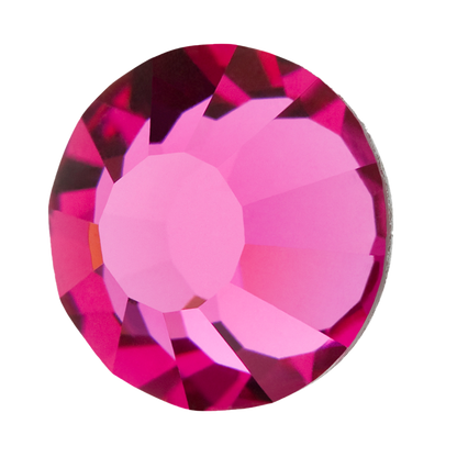 Preciosa Flatback Crystal Rhinestone Fuchsia
