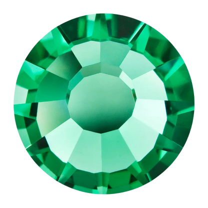 preciosa flatback crystal rhinestone mint green color