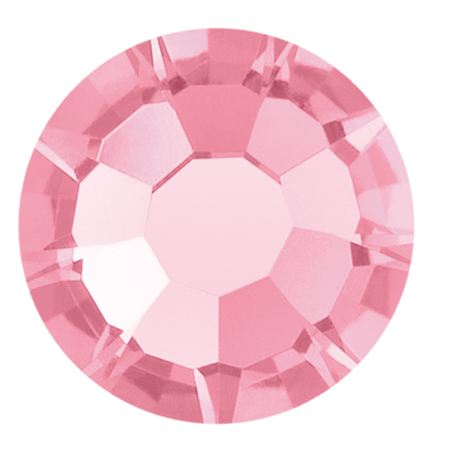 Preciosa Flatback Crystal Rhinestone Rose