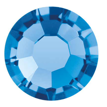 Preciosa Flatback Crystal Rhinestone Sapphire