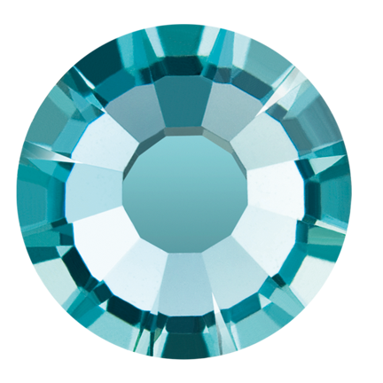 Preciosa Flatback Crystal Rhinestone Smoked Sapphire