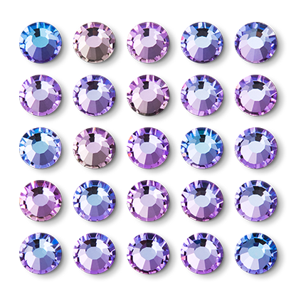 Preciosa Flatback Crystal Rhinestone Vitrail Light