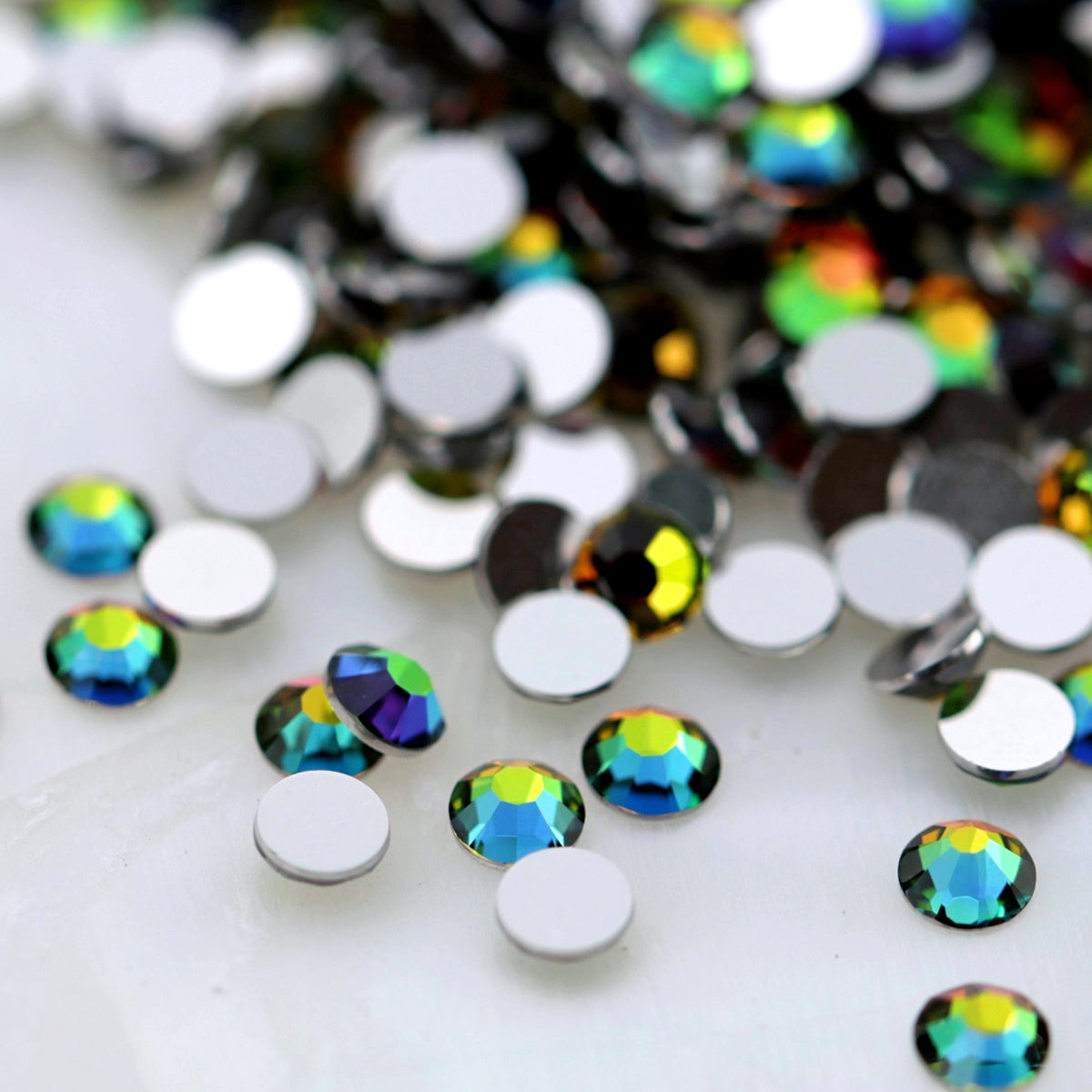 Preciosa Flatback Crystal Rhinestone Vitrail Medium