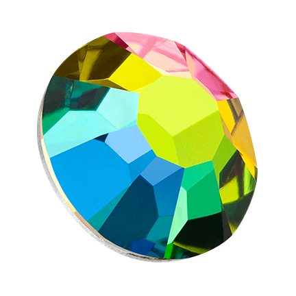 Preciosa Flatback Crystal Rhinestone Vitrail Medium