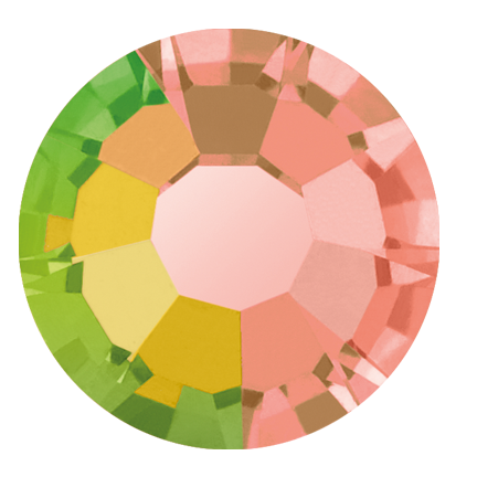 Preciosa Flatback Crystal Rhinestone Vitrail Medium