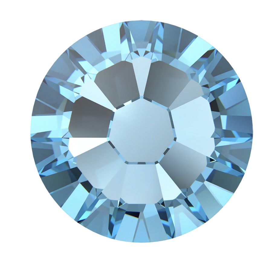 Swarovski Flatback Crystal Rhinestone Aquamarine