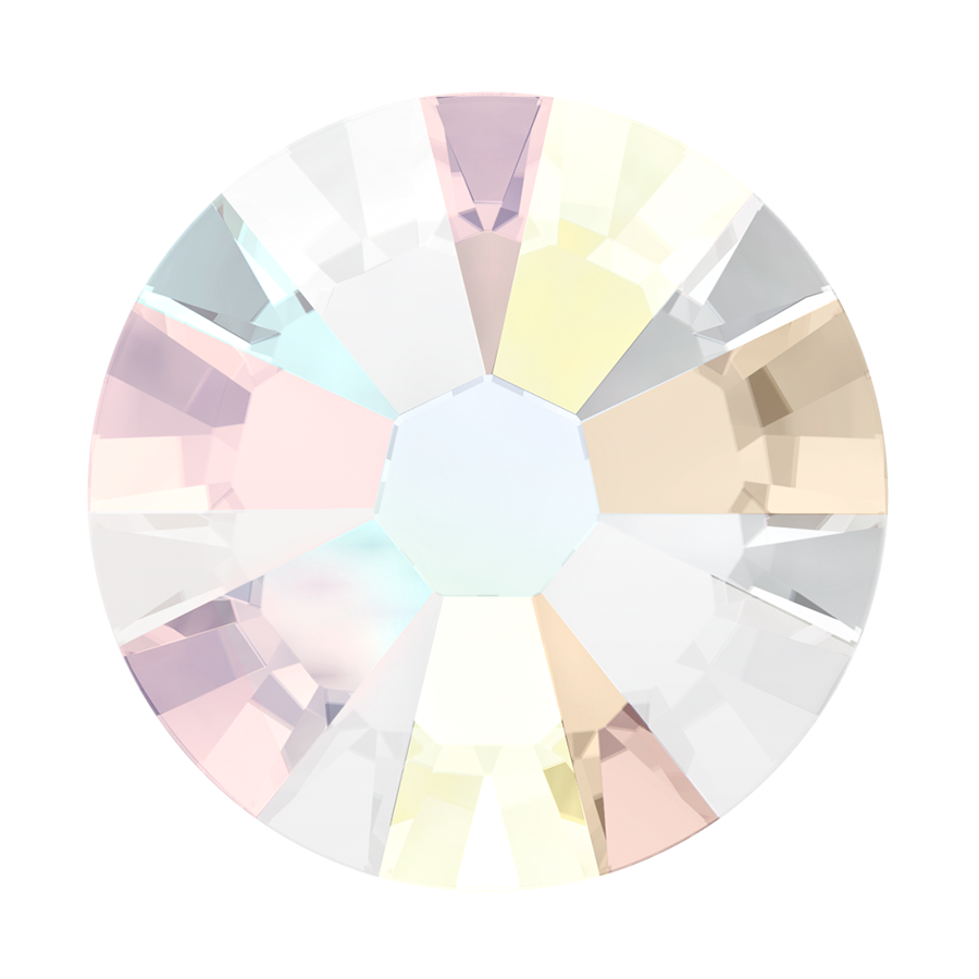 Swarovski 2058 Xilion Flatback Crystal Rhinestone Crystal AB