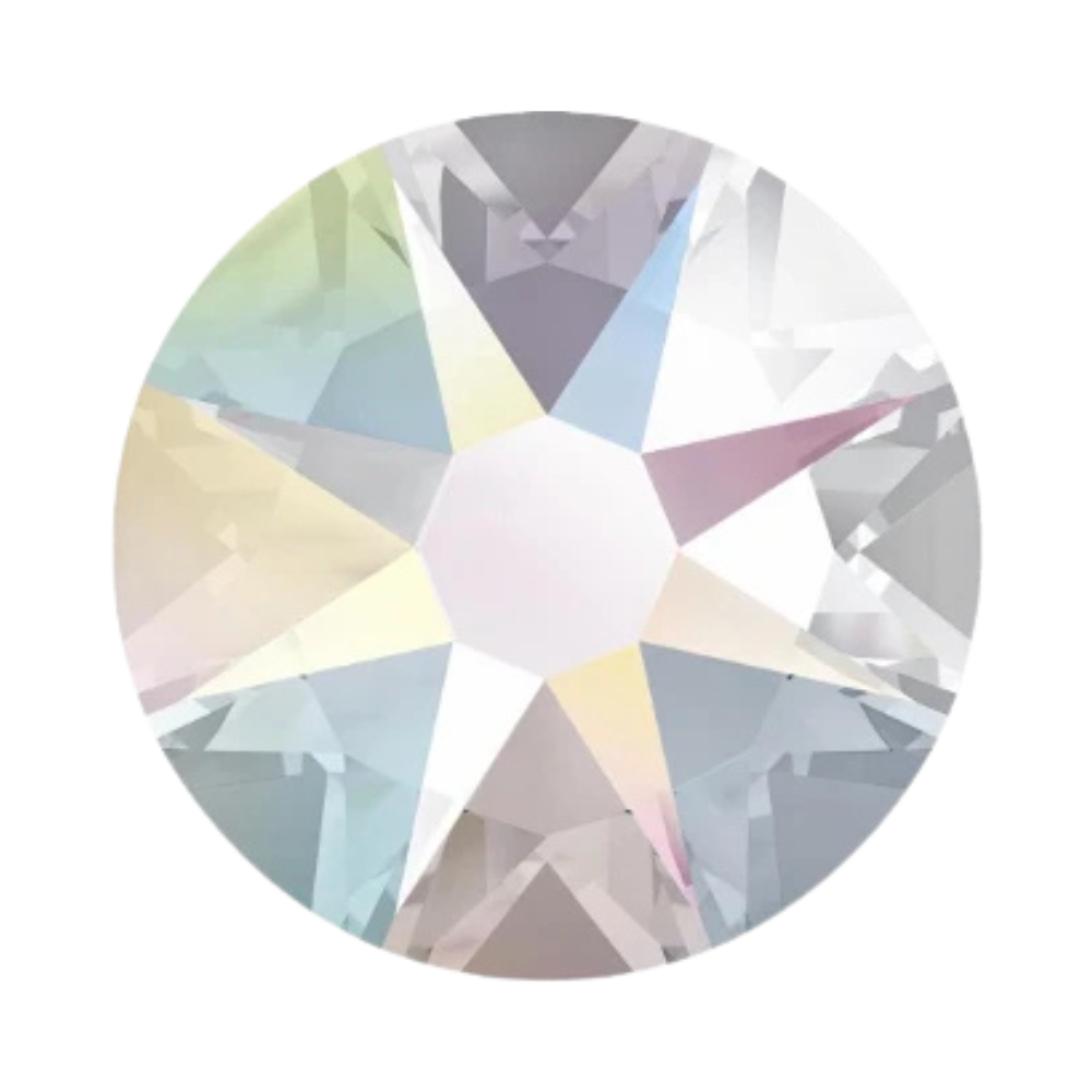 Swarovski 2088 Xirius Flatback  Crystal Rhinestone Crystal AB