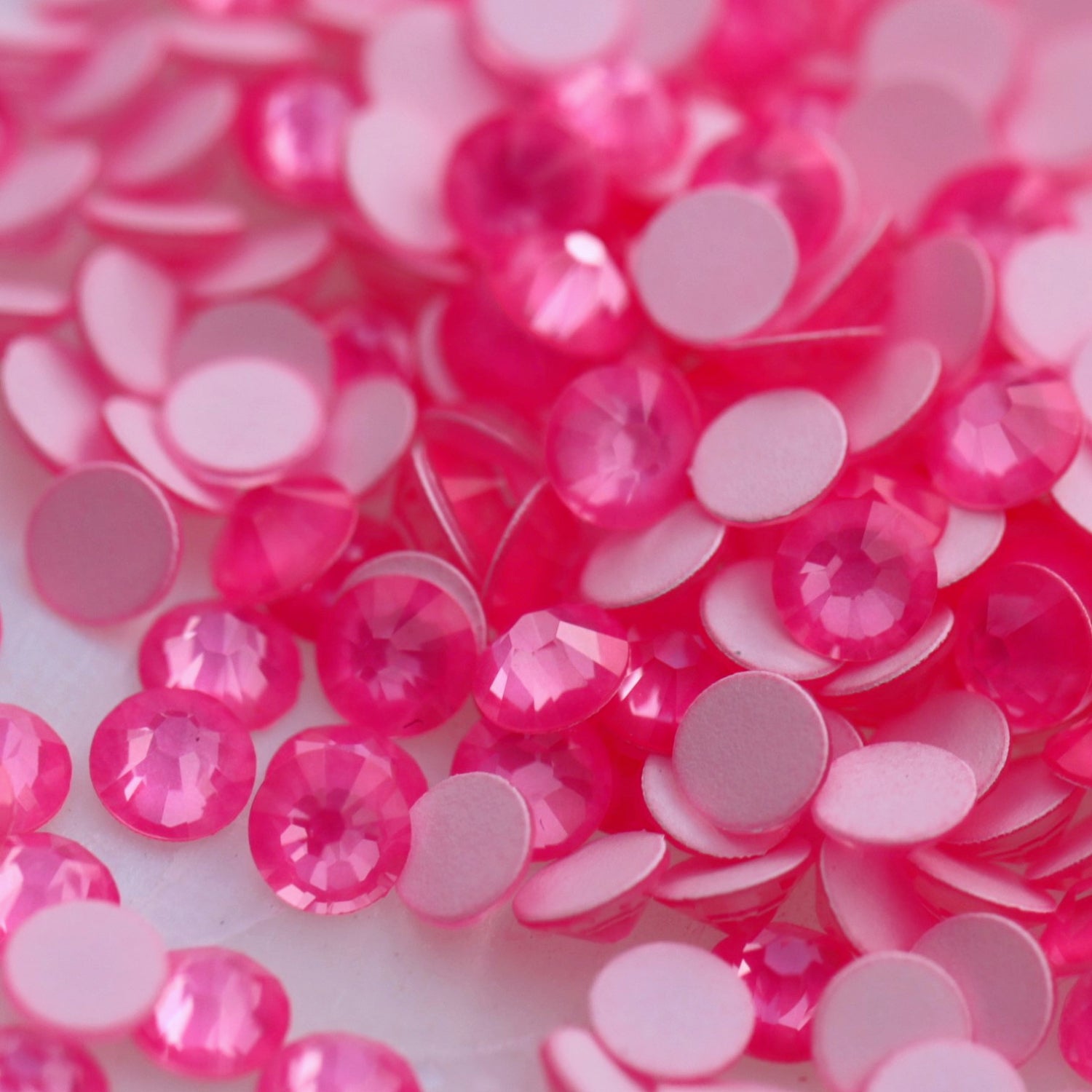 swarovski flatback crystal rhinestone electric pink ignite color