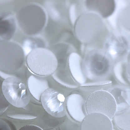 Swarovski Flatback Crystal Rhinestone Electric White Ignite