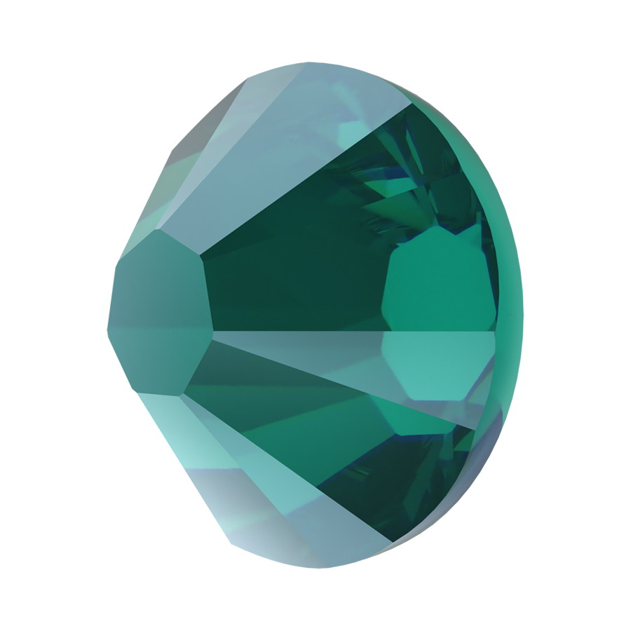 Swarovski Flatback Crystal Rhinestone Emerald Nightfall