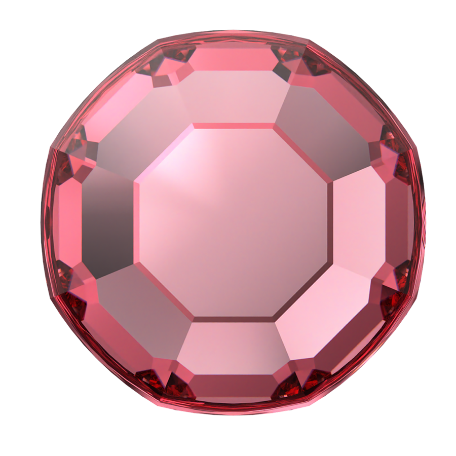 Swarovski 2000 Flatback Crystal Rhinestone Indian Pink