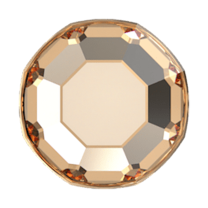 Swarovski 2000 Flatback Crystal Rhinestone Light Colorado Topaz