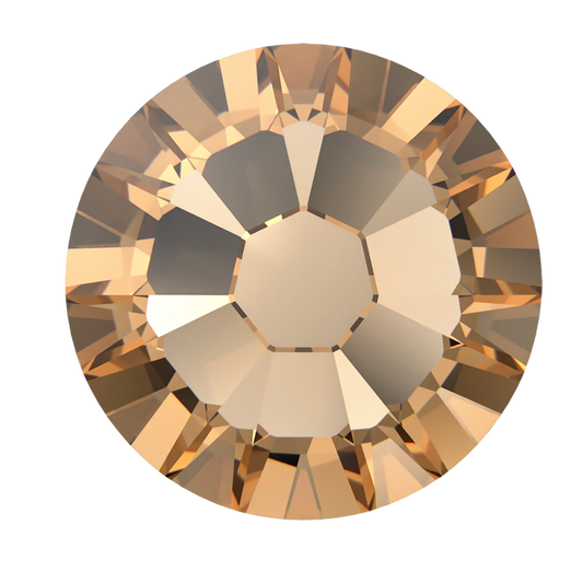 Swarovski Flatback Crystal Rhinestone Light Colorado Topaz