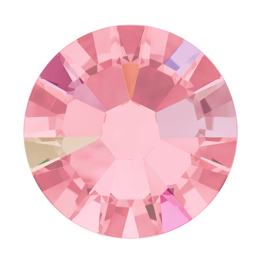 Swarovski Flatback Crystal Rhinestone Light Rose AB