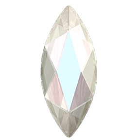 Swarovski 2201 Marquise Flatback Rhinestones 8x3.5mm Crystal AB