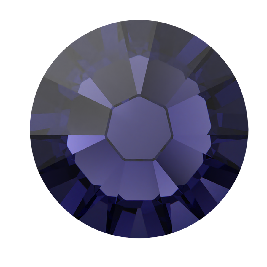 Swarovski Flatback Crystal Rhinestone Purple Velvet