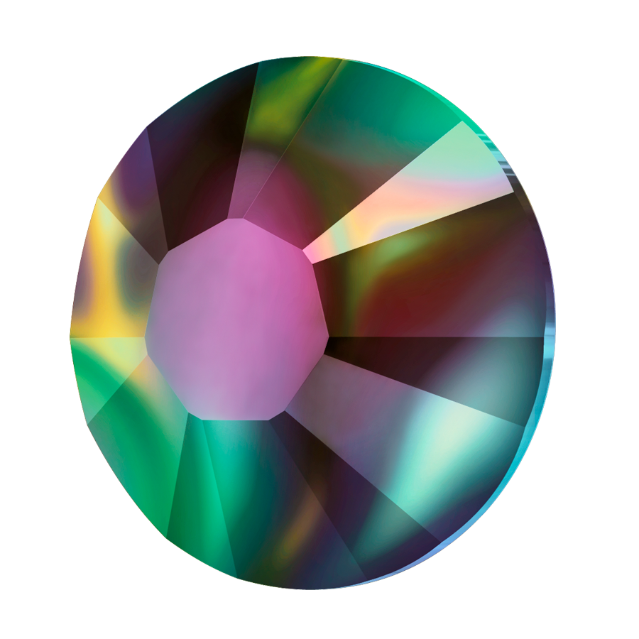 Swarovski Flatback Crystal Rhinestone Rainbow Dark