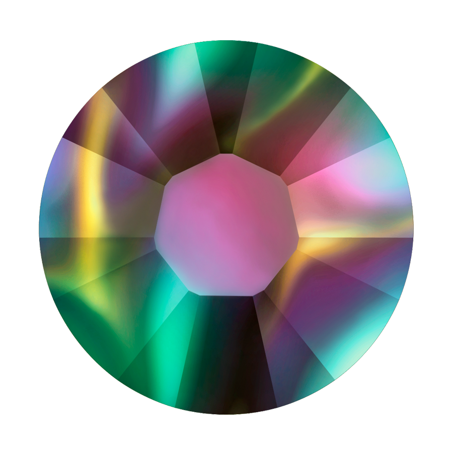 Swarovski Flatback Crystal Rhinestone Rainbow Dark