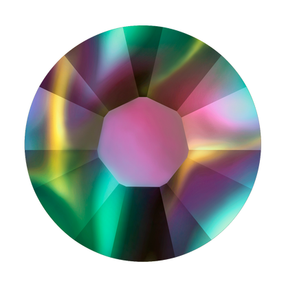 Swarovski Flatback Crystal Rhinestone Rainbow Dark