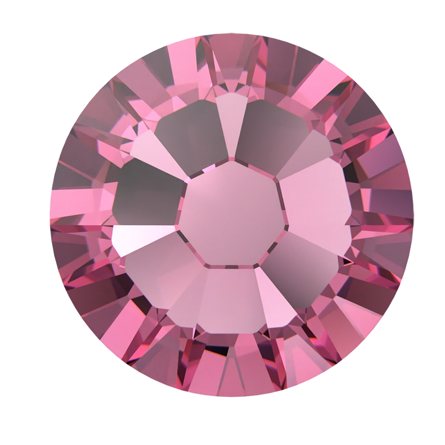 Swarovski Flatback Crystal Rhinestone Rose