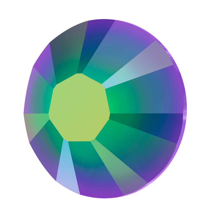 Swarovski Flatback Crystal Rhinestone Scarabaeus Green