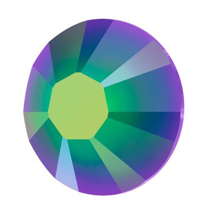 Swarovski Flatback Crystal Rhinestone Scarabaeus Green