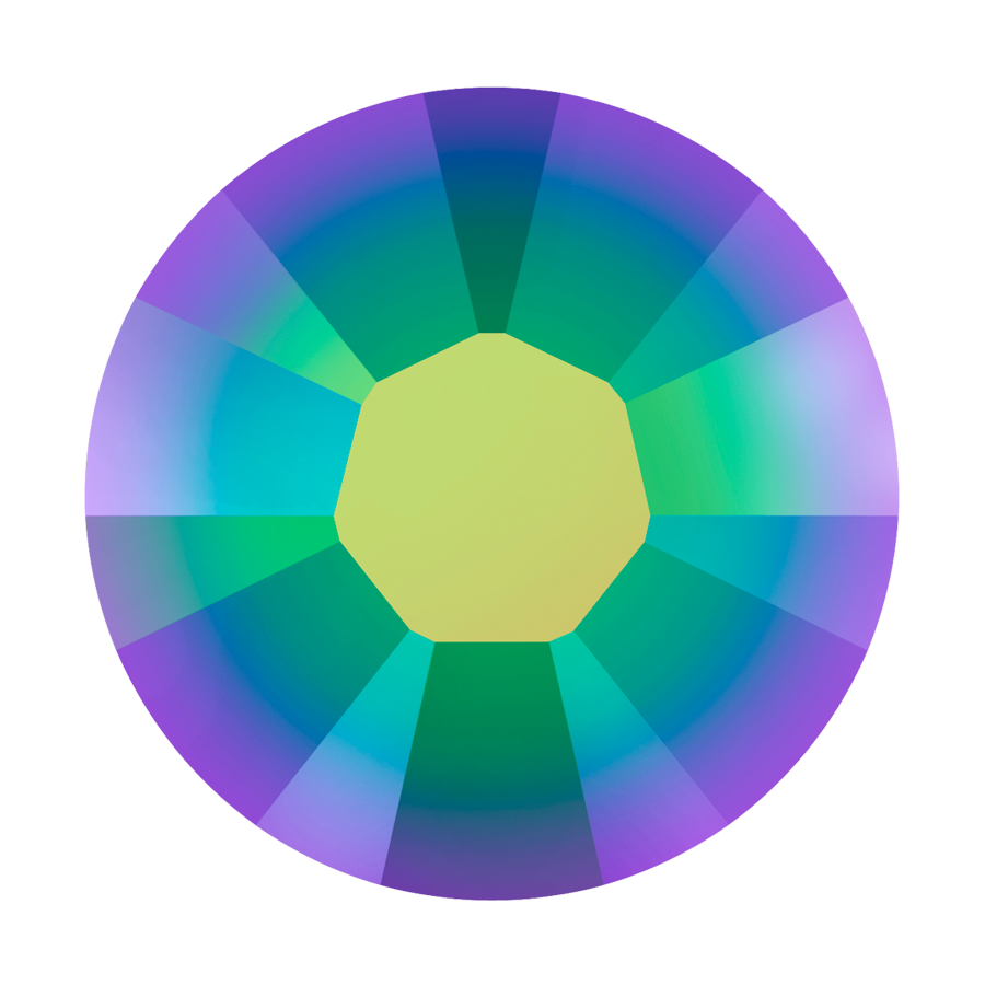 Swarovski Flatback Crystal Rhinestone Scarabaeus Green