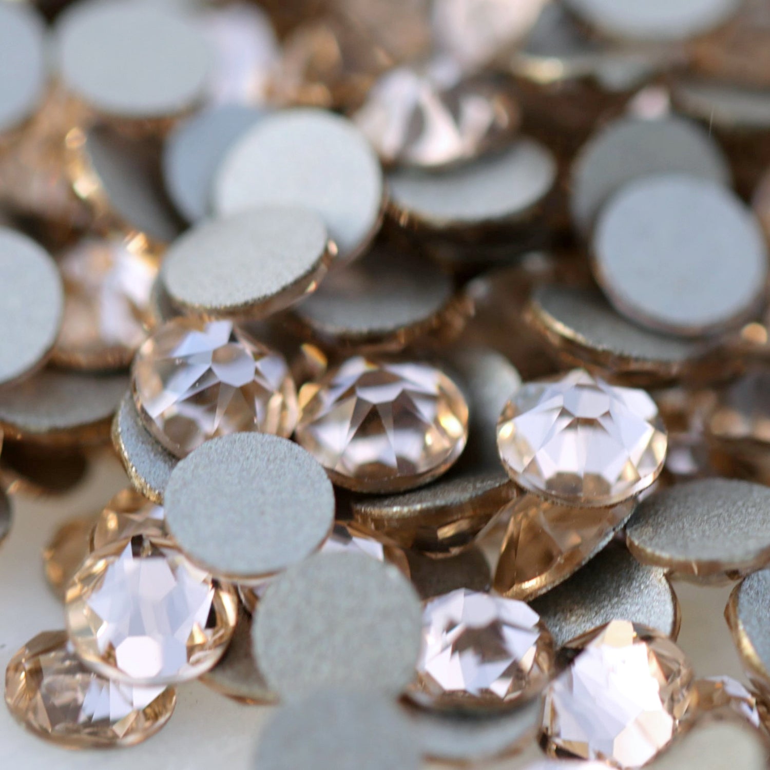 Swarovski Flatback Crystal Rhinestone Silk