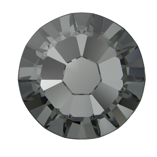 Swarovski Flatback Crystal Rhinestone Silver Night