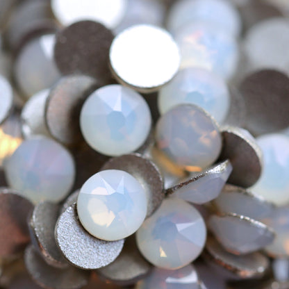 Swarovski Flatback Crystal Rhinestone White Opal